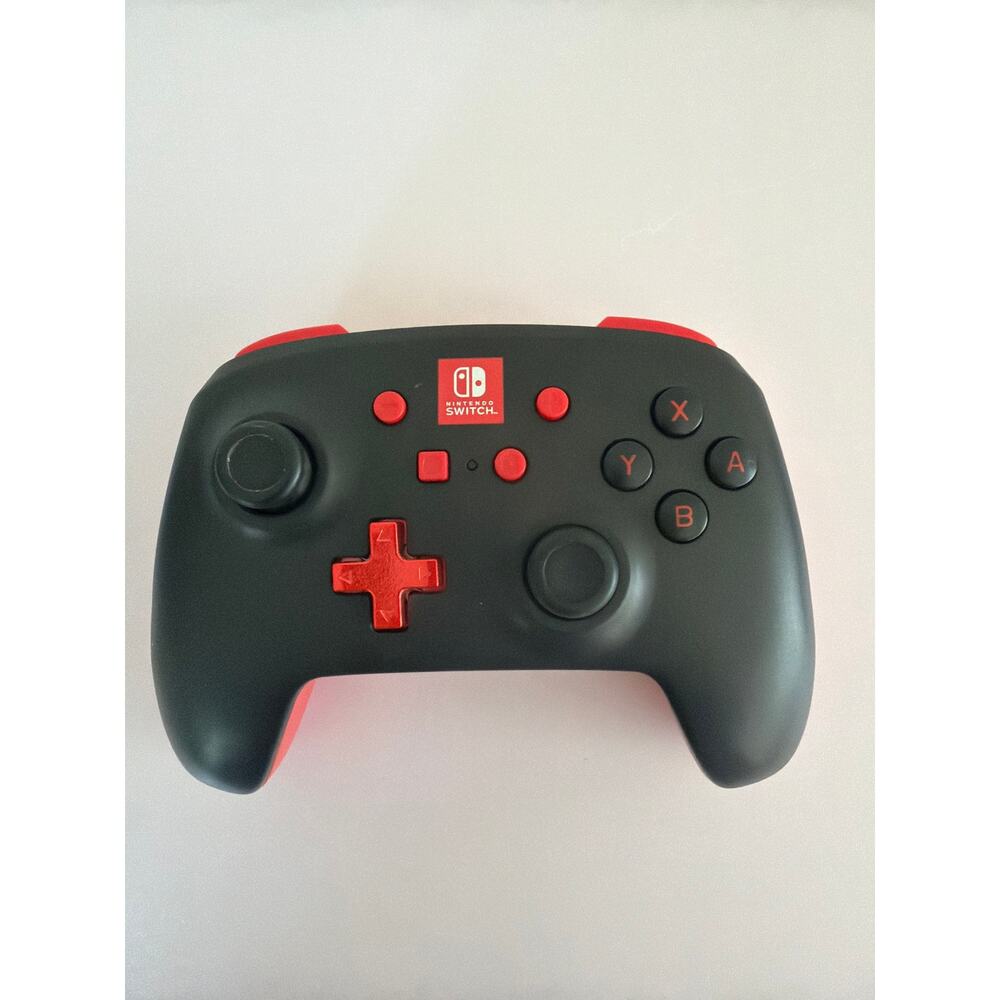TESTED / WORKING PowerA Enhanced Wireless Controller Nintendo Switch Red Black